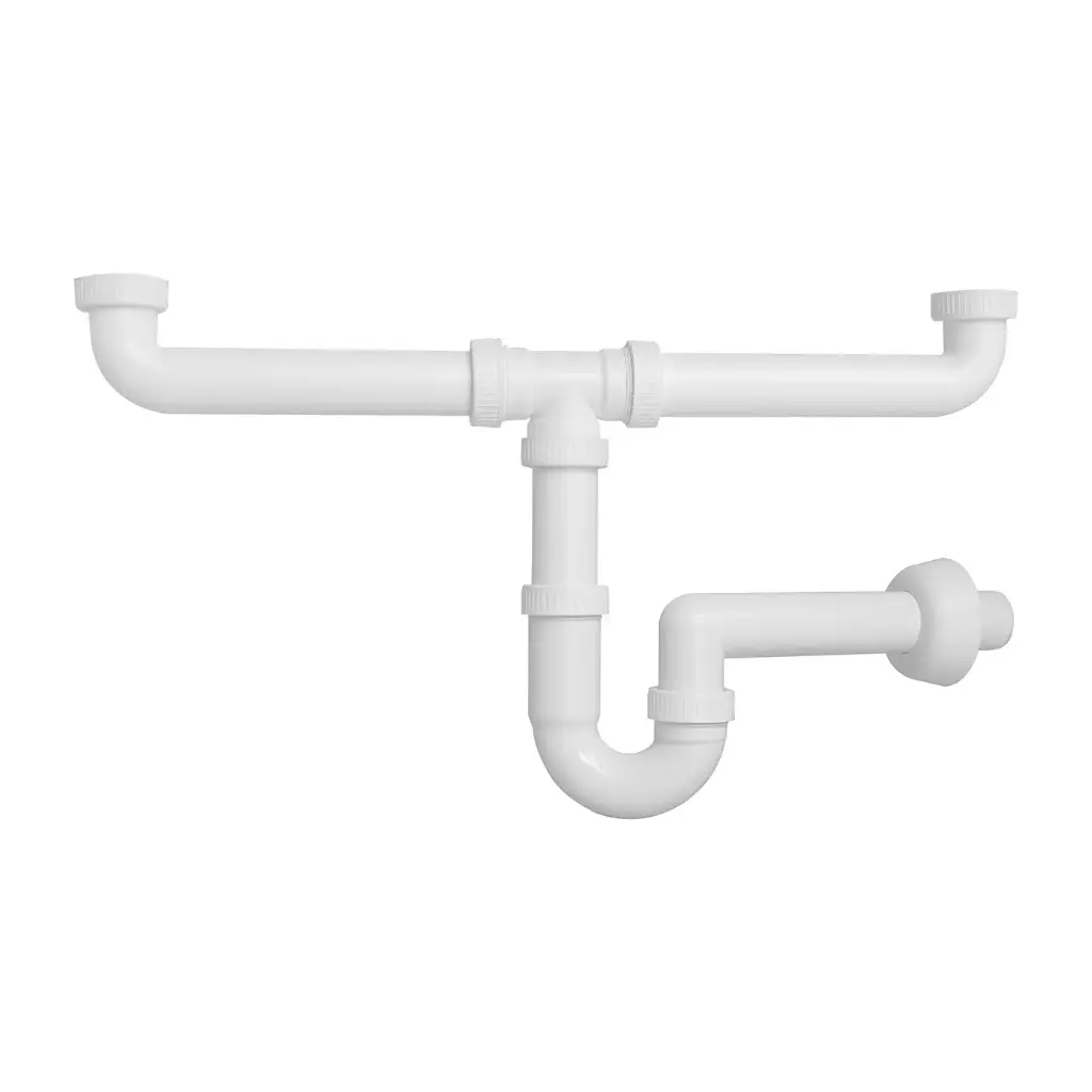 Sifone per Lavello 2 Vie Ø1"1/2x40 in PP