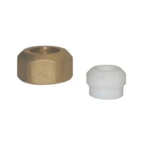 Adattatore per Tubo Rame con Bicono in Teflon (1/2" x 10mm)