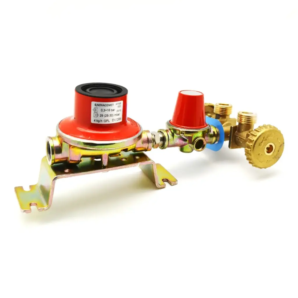 MiniCentralina con Regolatore di I° e II° Stadio con 2 Attacchi Bombola