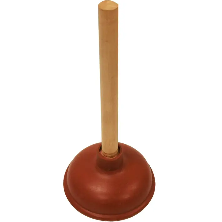 Stura Scarichi in Gomma con Manico in Legno