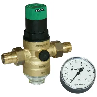 Riduttore di Pressione Bocchettonato a Membrana PN25 - Honeywell D06F AM (1/2")
