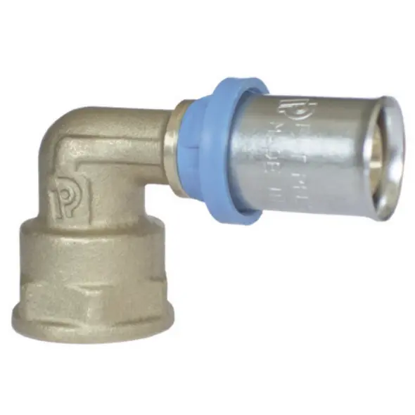 Gomito Femmina a Pressare Multistrato (1/2" x 16-2mm)