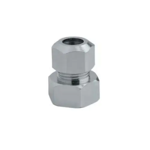 Raccordo F per Tubo Rame Ottone Cromato