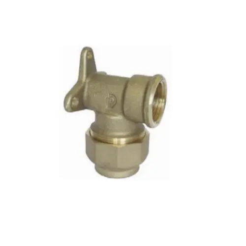 Gomito F Flangiato in Ottone per Tubo Polietilene (20 x 1/2")