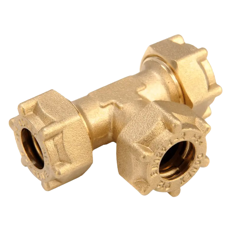 Tee a Compressione Tenuta Oring