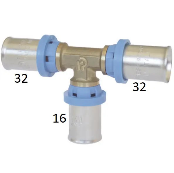 Tee Ridotta a Pressare Multistrato