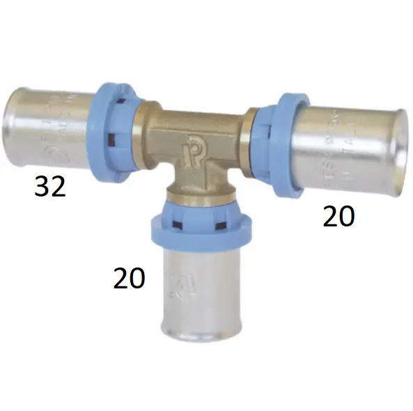 Tee Ridotta a Pressare Multistrato