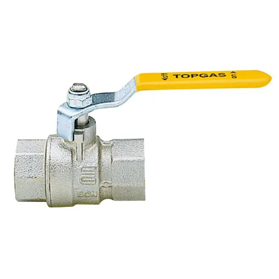 Valvola a Sfera FF per Gas con Leva Lunga (1/2")