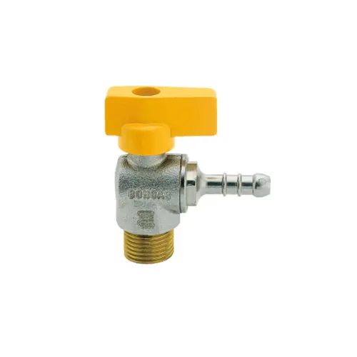 Rubinetto a Sfera M a Squadra con Portagomma per Gas GPL