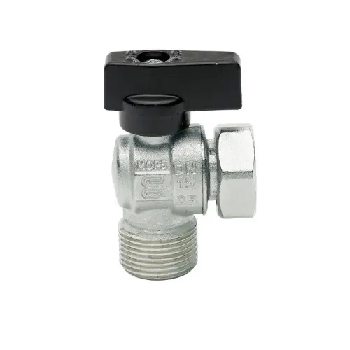 Valvola a Sfera a Squadra Maschio/Girello (1/2" x 1/2")