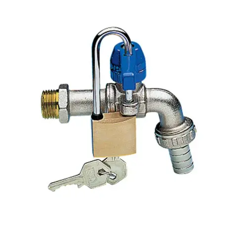 Rubinetto a Sfera Eko Portagomma con Lucchetto